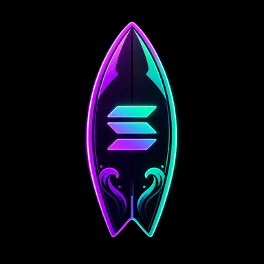 Solana Surfer board
